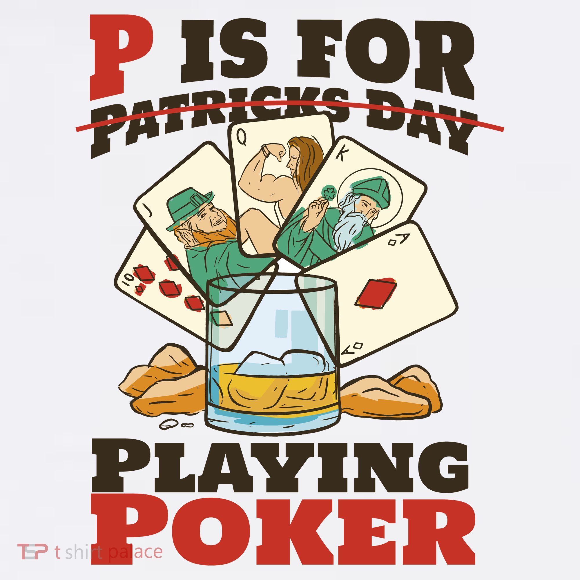 P Is For Poker St Patrick's Day Hat