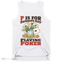 P Is For Poker St Patrick's Day Tank Top thumb 0