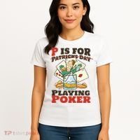 P Is For Poker St Patrick's Day Women's T-Shirt thumb 4