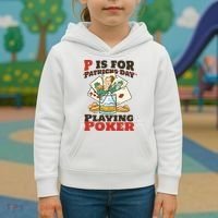 P Is For Poker St Patrick's Day Kids Hoodie thumb 3
