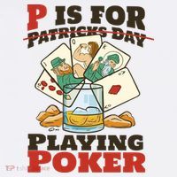 P Is For Poker St Patrick's Day Kids T-Shirt thumb 4
