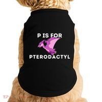 P Is For Pterodactyl Dinosaur Word Play Doggie Tank thumb 0