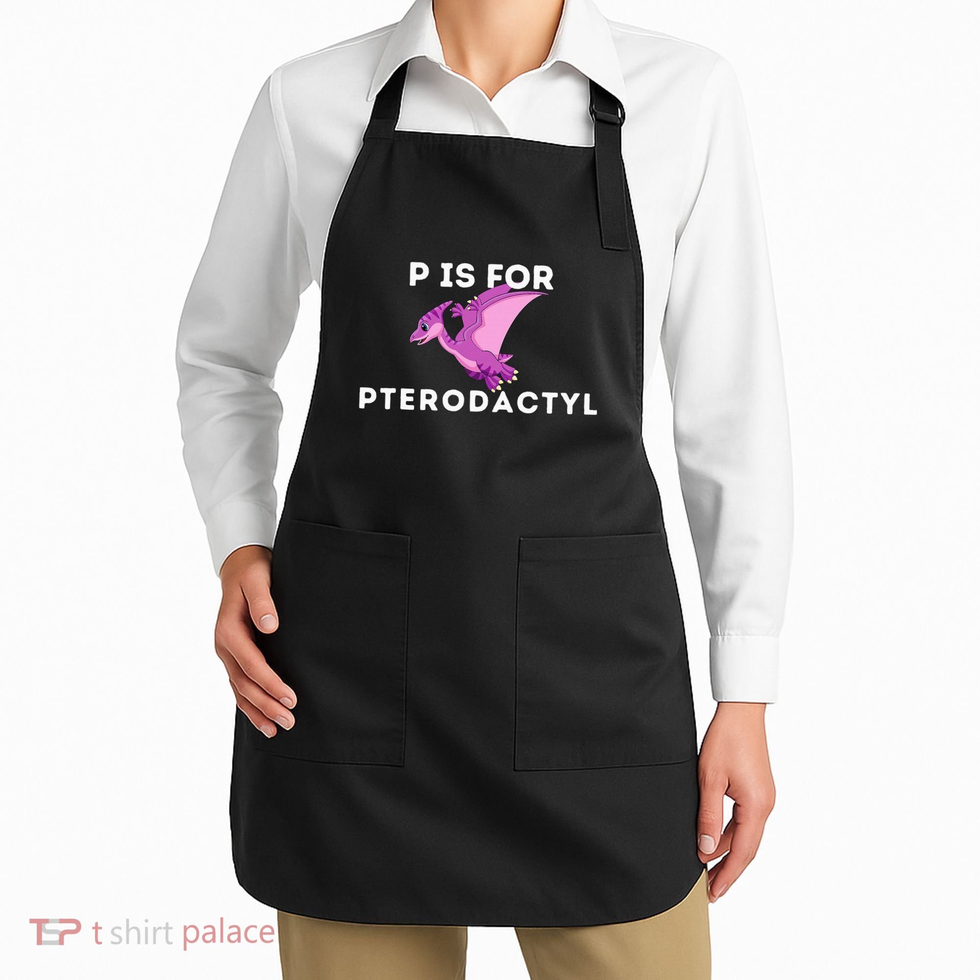 P Is For Pterodactyl Dinosaur Word Play Apron