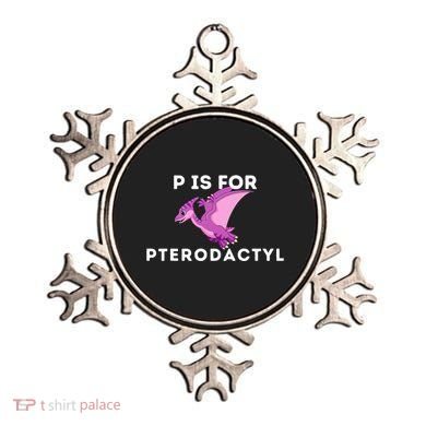 P Is For Pterodactyl Dinosaur Word Play Ornament