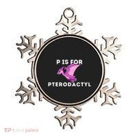 P Is For Pterodactyl Dinosaur Word Play Ornament thumb 0