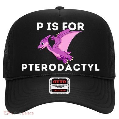 P Is For Pterodactyl Dinosaur Word Play Hat