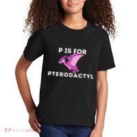 P Is For Pterodactyl Dinosaur Word Play Kids T-Shirt thumb 2