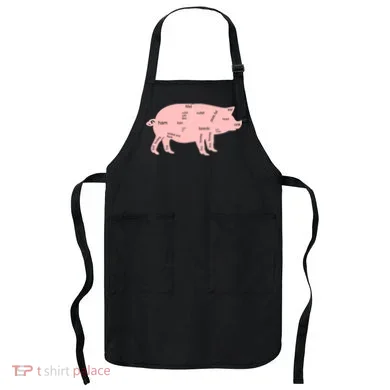 Pig Pork Bacon Chart Apron