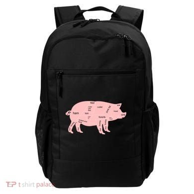Pig Pork Bacon Chart Backpack