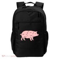 Pig Pork Bacon Chart Backpack thumb 0