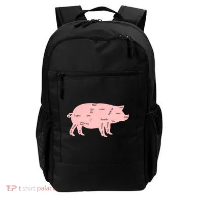 Pig Pork Bacon Chart Backpack