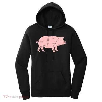 Pig Pork Bacon Chart Women's Hoodie
