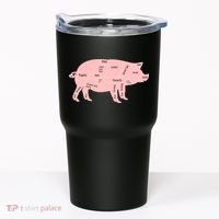 Pig Pork Bacon Chart Tumbler thumb 0