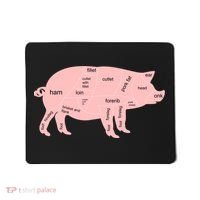 Pig Pork Bacon Chart Mousepad thumb 0