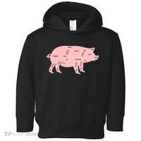 Pig Pork Bacon Chart Toddler Hoodie thumb 0