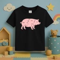 Pig Pork Bacon Chart Toddler T-Shirt thumb 3