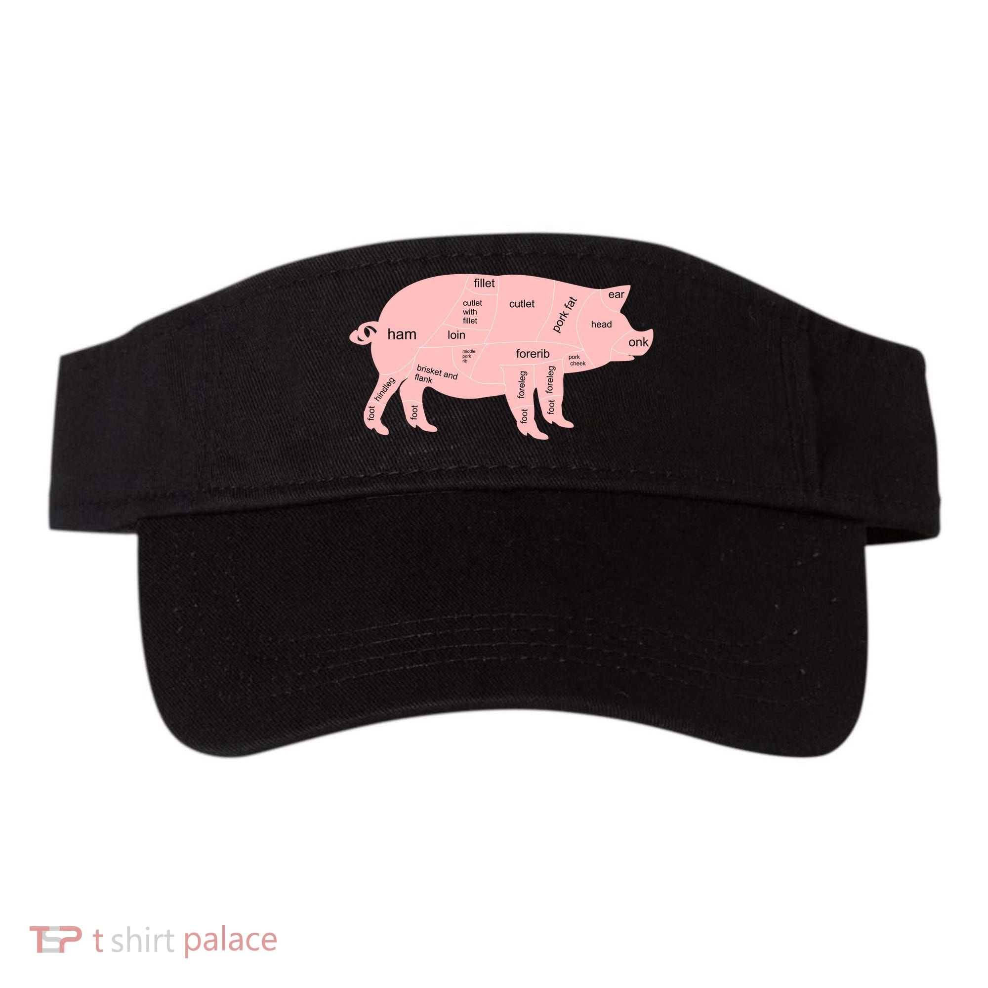 Pig Pork Bacon Chart Visor