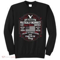 Politically Incorrect God Bless America Conservative Sweatshirt thumb 0