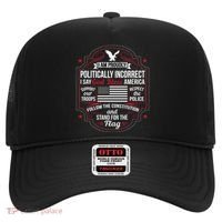 Politically Incorrect God Bless America Conservative Hat thumb 0
