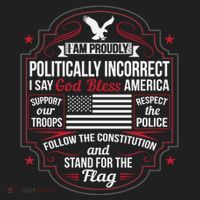 Politically Incorrect God Bless America Conservative Hat thumb 2