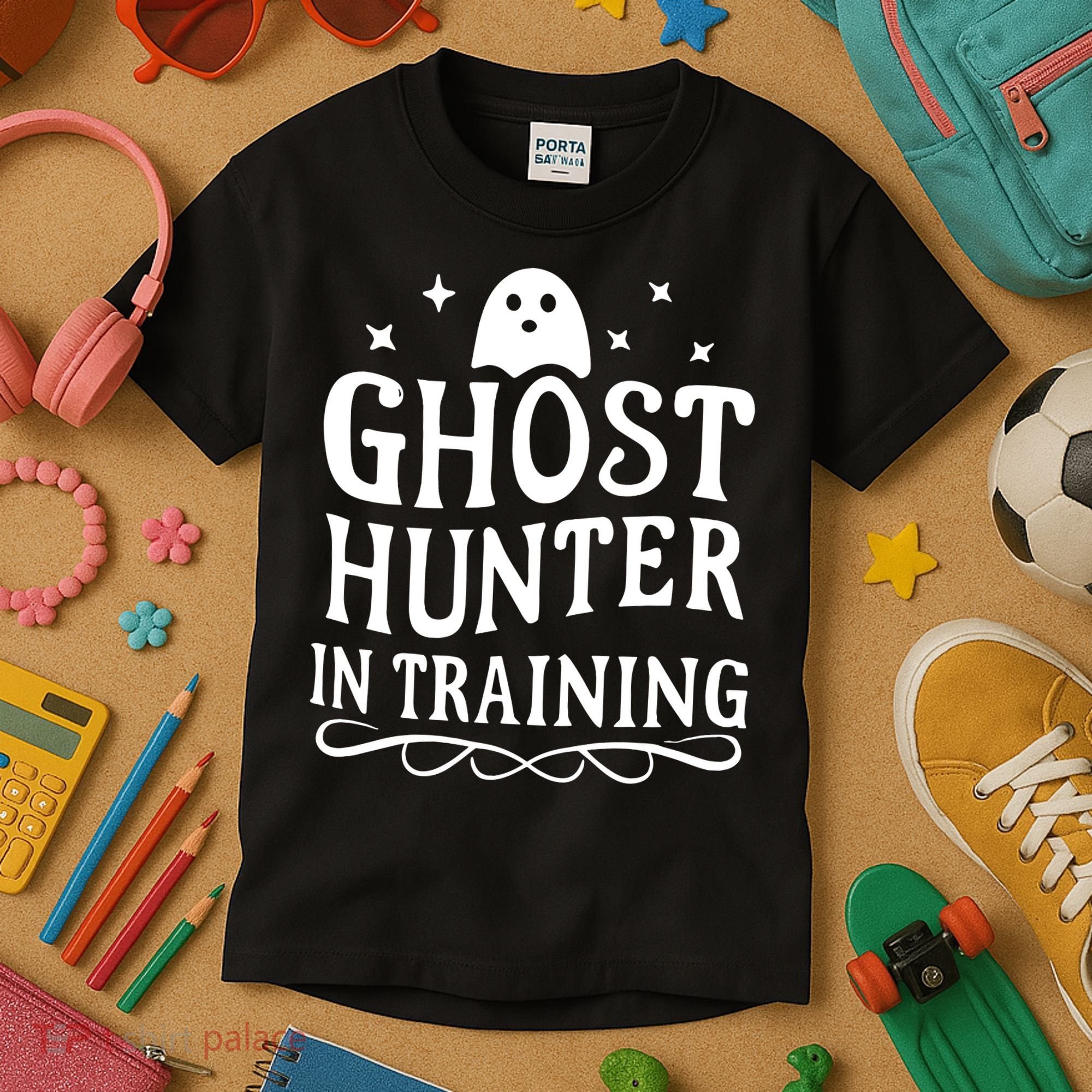 Paranormal Investigator Ghost Hunter In Training Kids T-Shirt