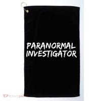 Paranormal Investigator Ghost Hunting Evp Halloween Golf Towel thumb 0