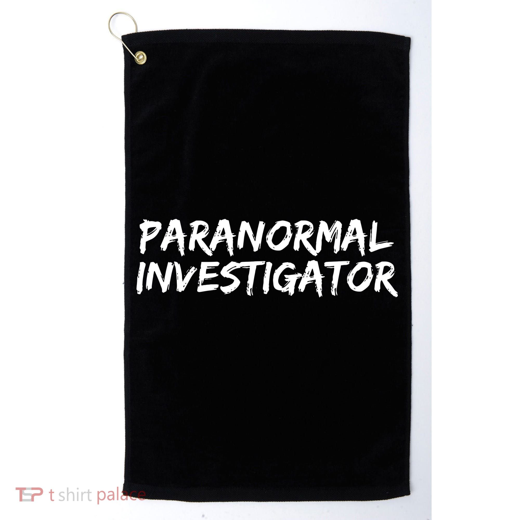 Paranormal Investigator Ghost Hunting Evp Halloween Golf Towel