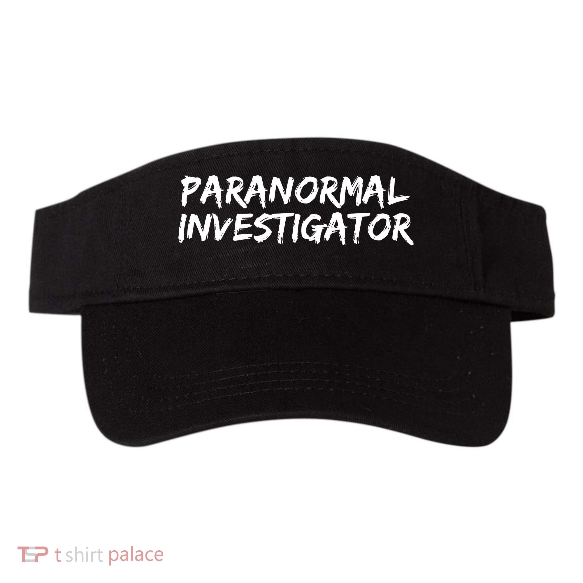 Paranormal Investigator Ghost Hunting Evp Halloween Visor