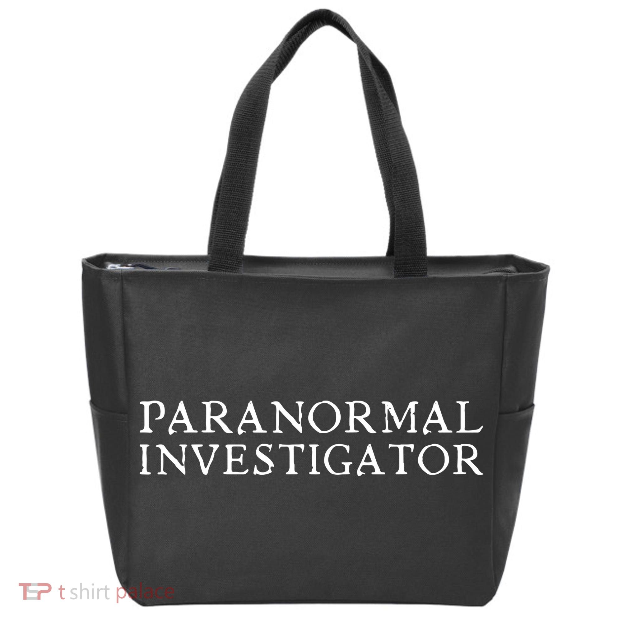 Paranormal Investigator Ghost Hunter Evp Halloween Tote Bag