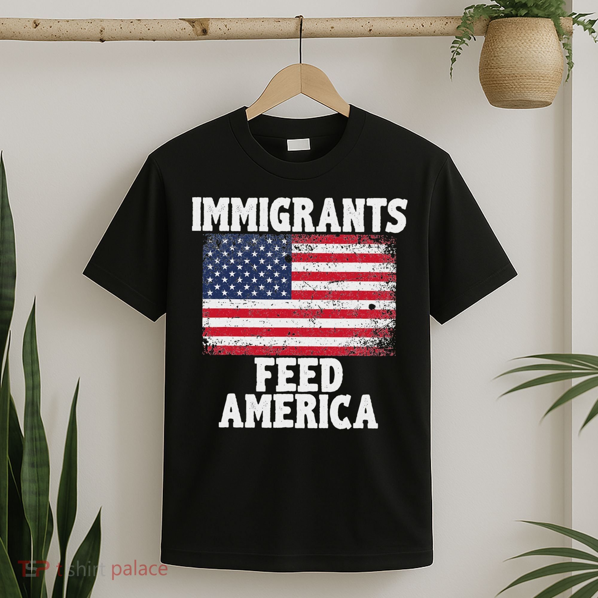 Pro Immigration Gift Immigrants Feed America T-Shirt