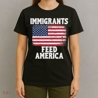 Pro Immigration Gift Immigrants Feed America T-Shirt thumb 4