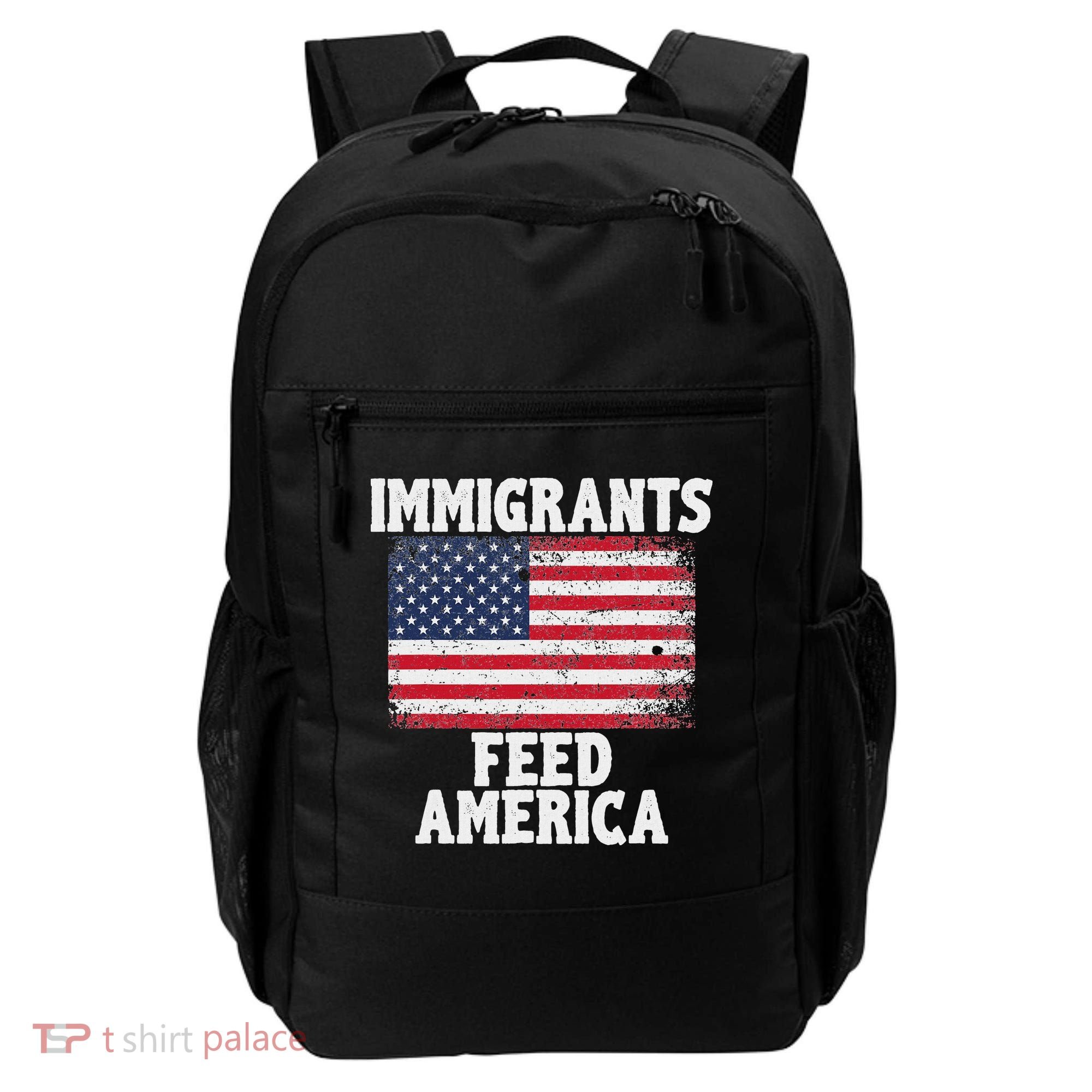 Pro Immigration Gift Immigrants Feed America Backpack