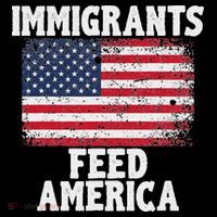Pro Immigration Gift Immigrants Feed America Mousepad thumb 1