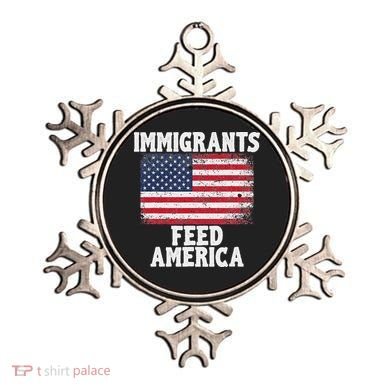 Pro Immigration Gift Immigrants Feed America Ornament