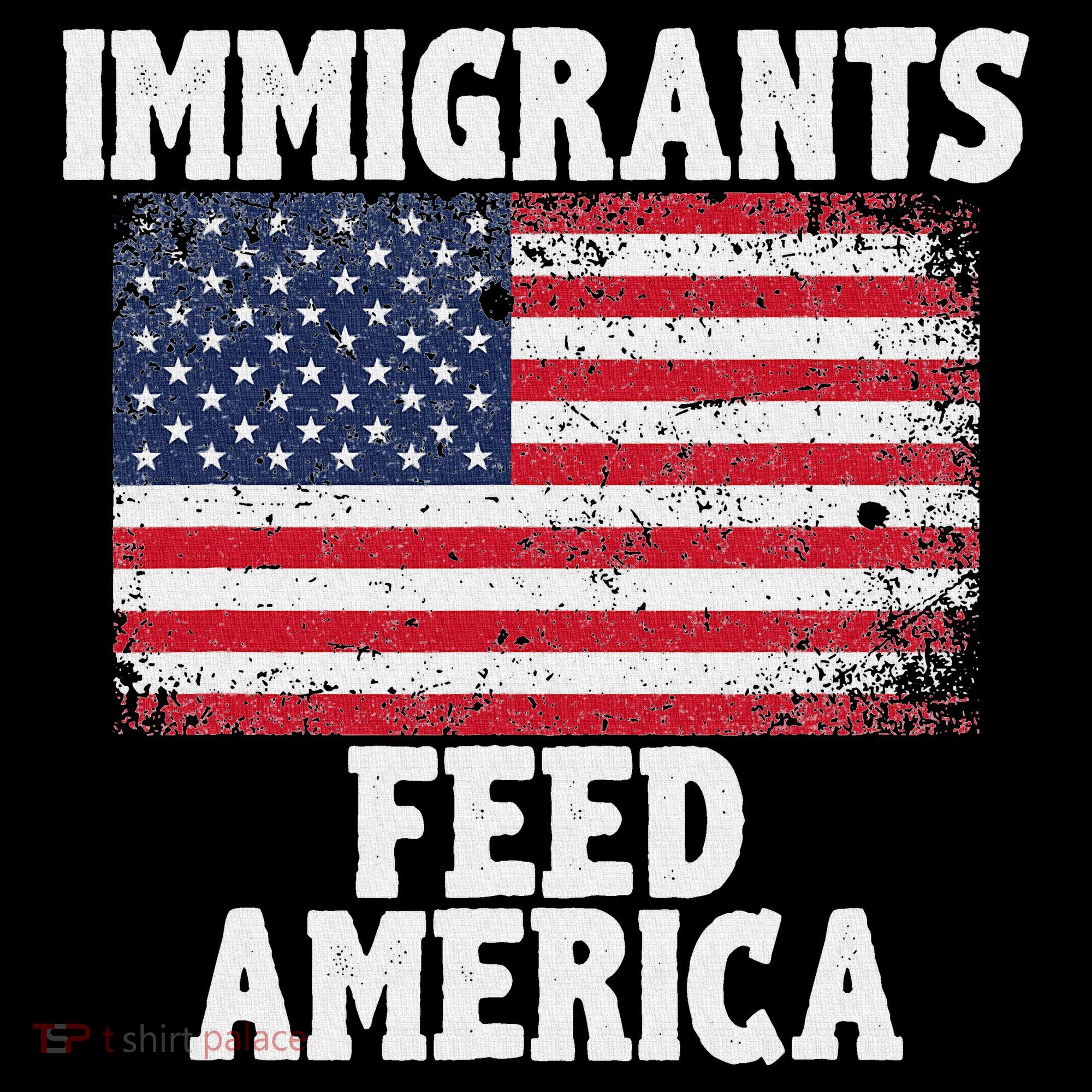 Pro Immigration Gift Immigrants Feed America Ornament