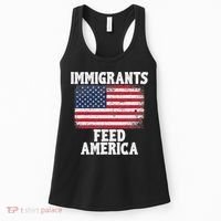 Pro Immigration Gift Immigrants Feed America Women's Tank Top thumb 0