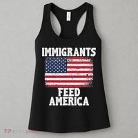 Pro Immigration Gift Immigrants Feed America Women's Tank Top thumb 3