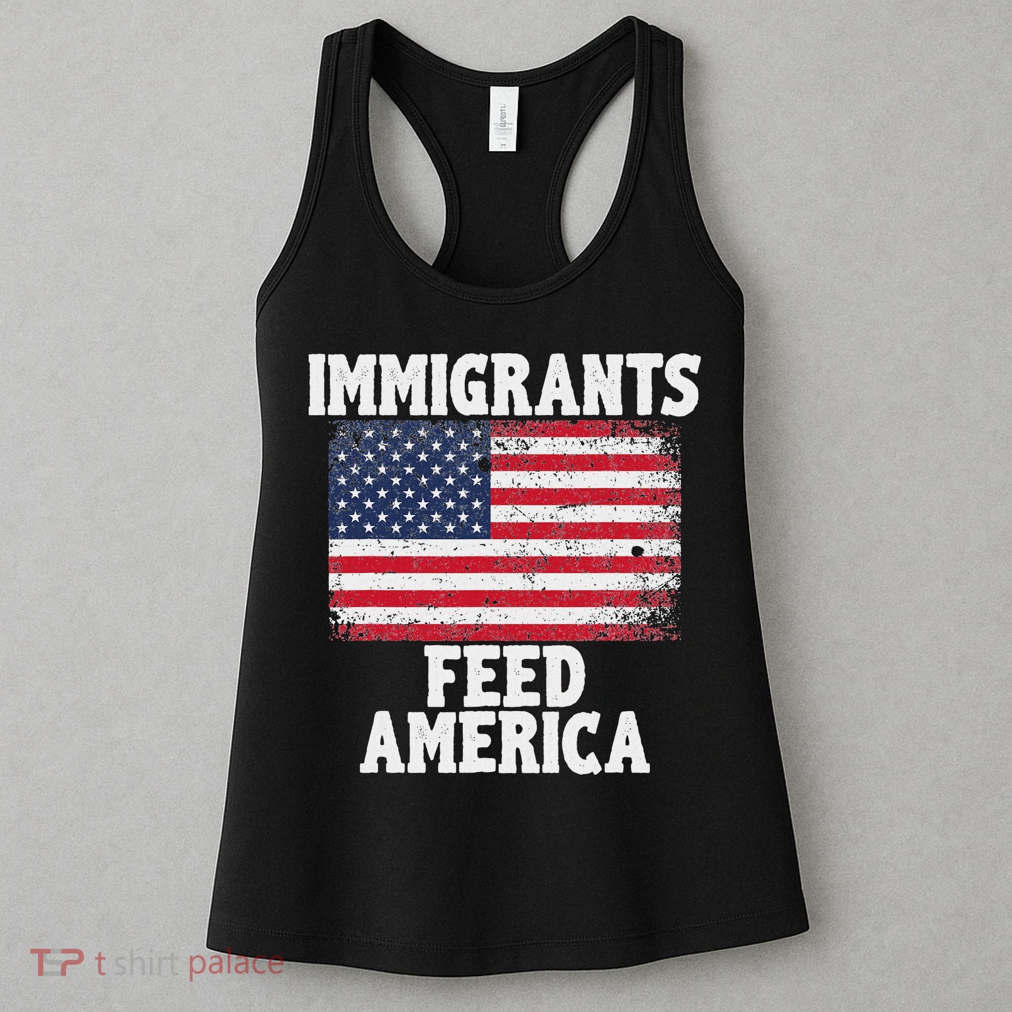 Pro Immigration Gift Immigrants Feed America Women's Tank Top
