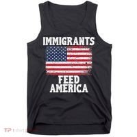 Pro Immigration Gift Immigrants Feed America Tank Top thumb 0