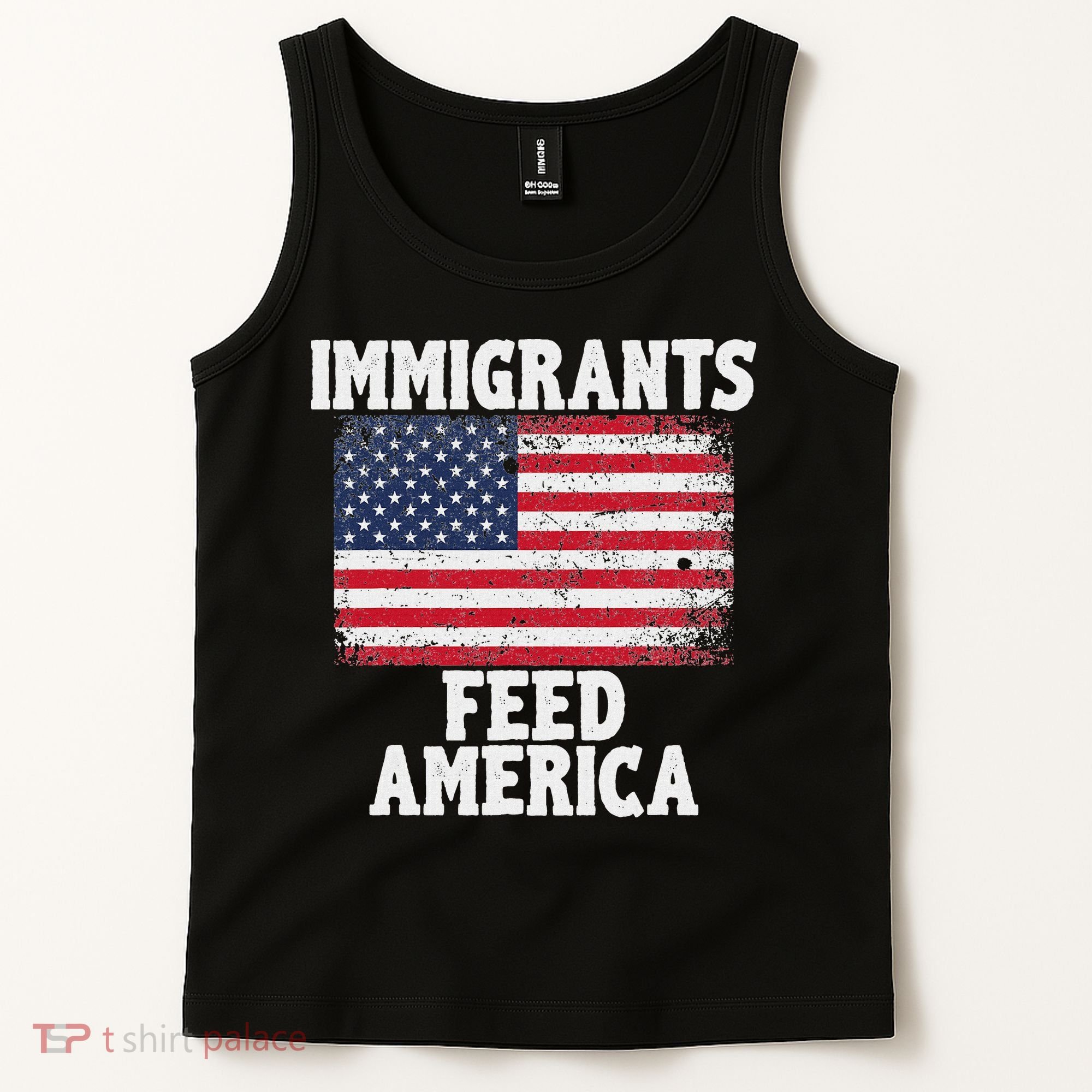 Pro Immigration Gift Immigrants Feed America Tank Top