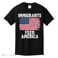Pro Immigration Gift Immigrants Feed America Kids T-Shirt thumb 0