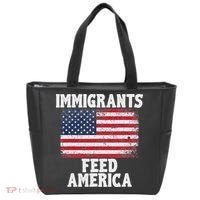 Pro Immigration Gift Immigrants Feed America Tote Bag thumb 0