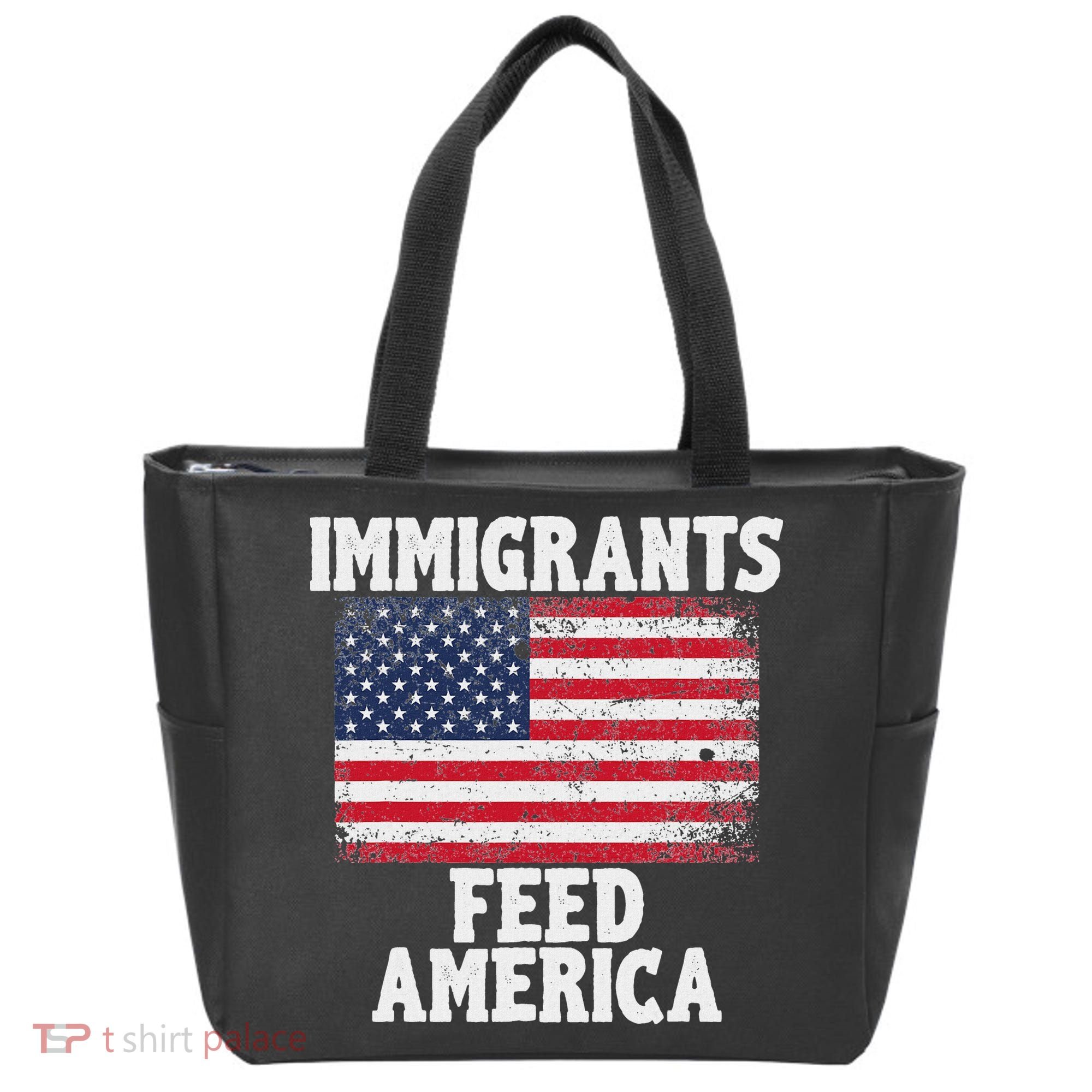 Pro Immigration Gift Immigrants Feed America Tote Bag