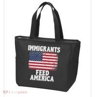 Pro Immigration Gift Immigrants Feed America Tote Bag thumb 3