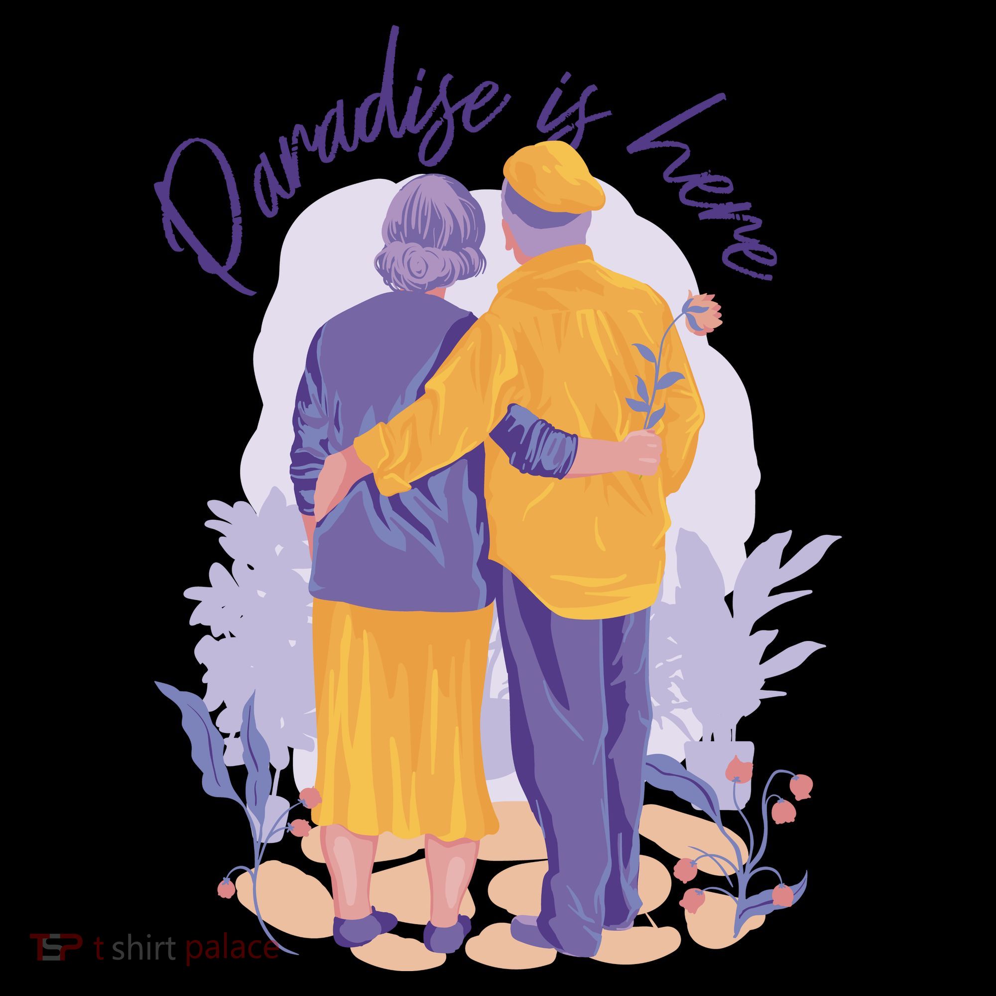 Paradise Is Here Alder Couple Apron