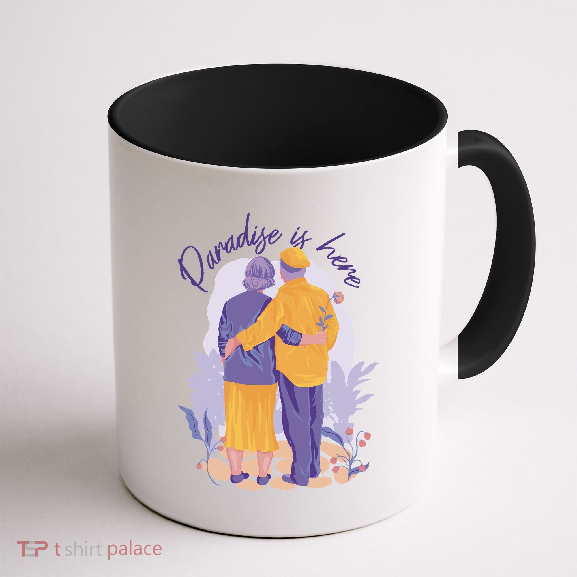 Paradise Is Here Alder Couple Coffee Mug