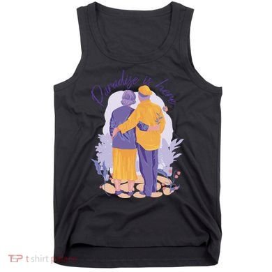 Paradise Is Here Alder Couple Tank Top
