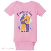 Paradise Is Here Alder Couple Baby Bodysuit thumb 0