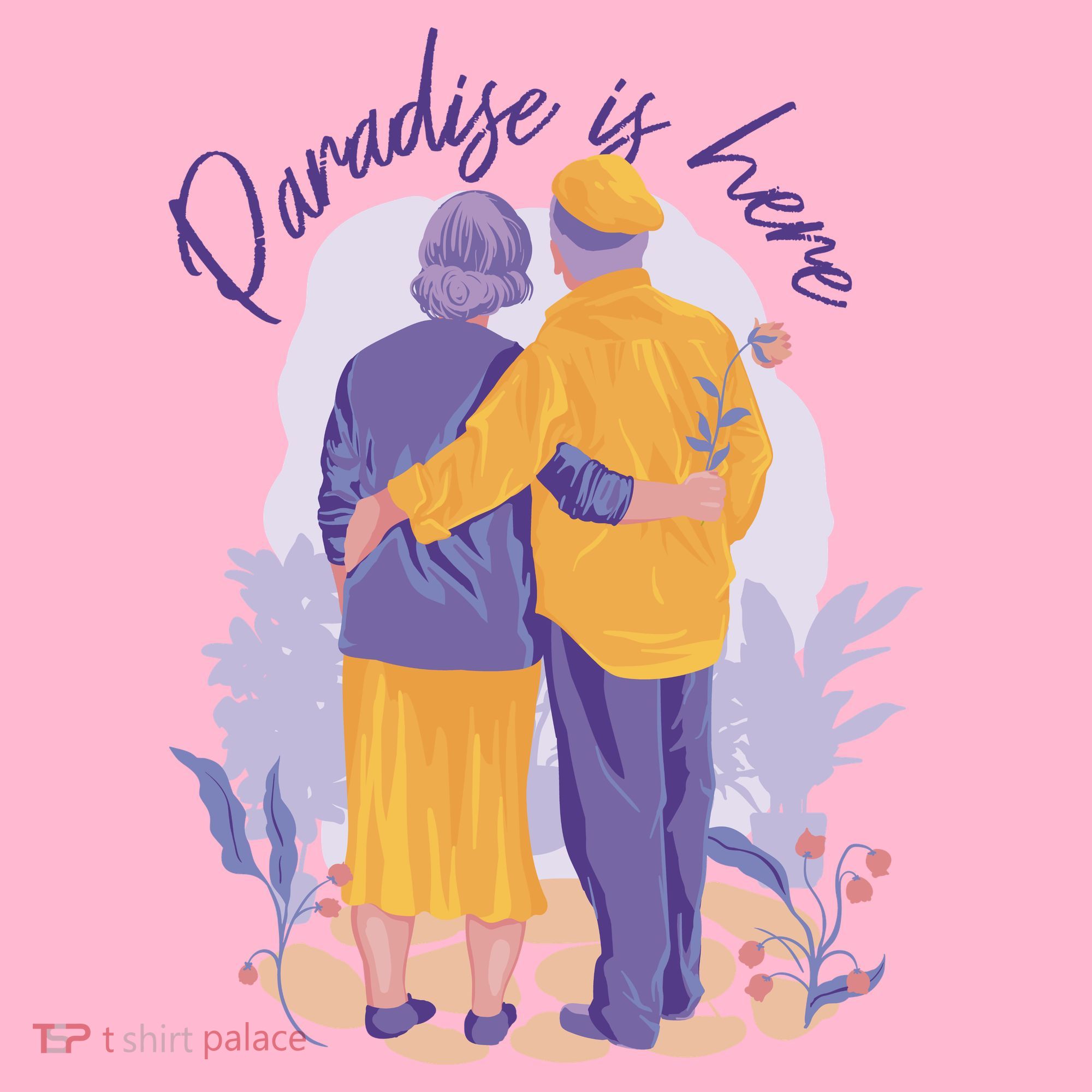 Paradise Is Here Alder Couple Toddler Hoodie