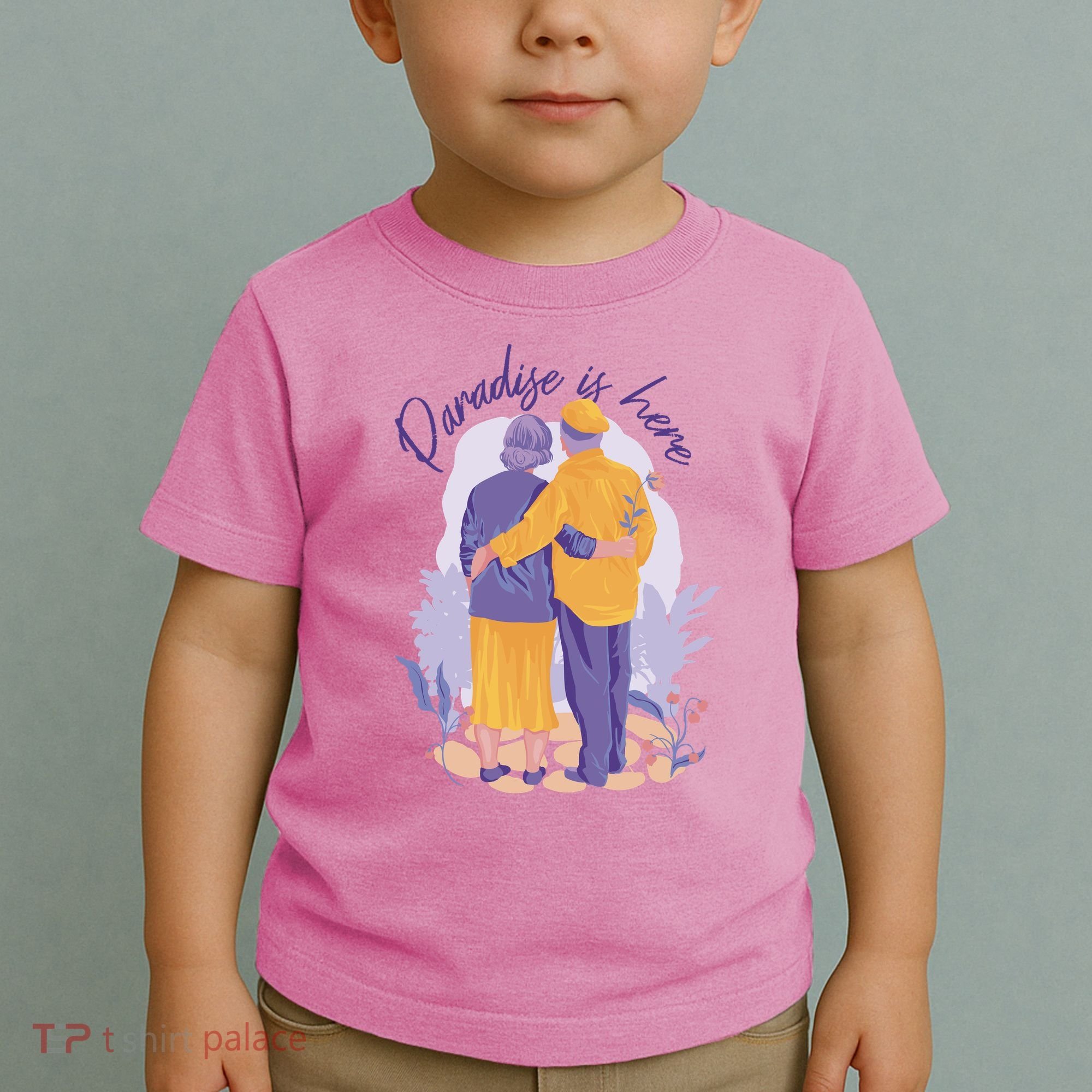 Paradise Is Here Alder Couple Toddler T-Shirt